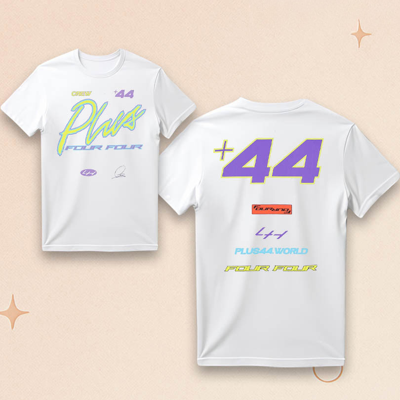 Plus 44 Merch Lewis Hamilton Austin Moto Plus Four Four T-Shirt Gifts For Racing Fans Plus 44 Merch Lewis Hamilton Austin Moto Plus Four Four T-Shirt Gifts For Racing Fans