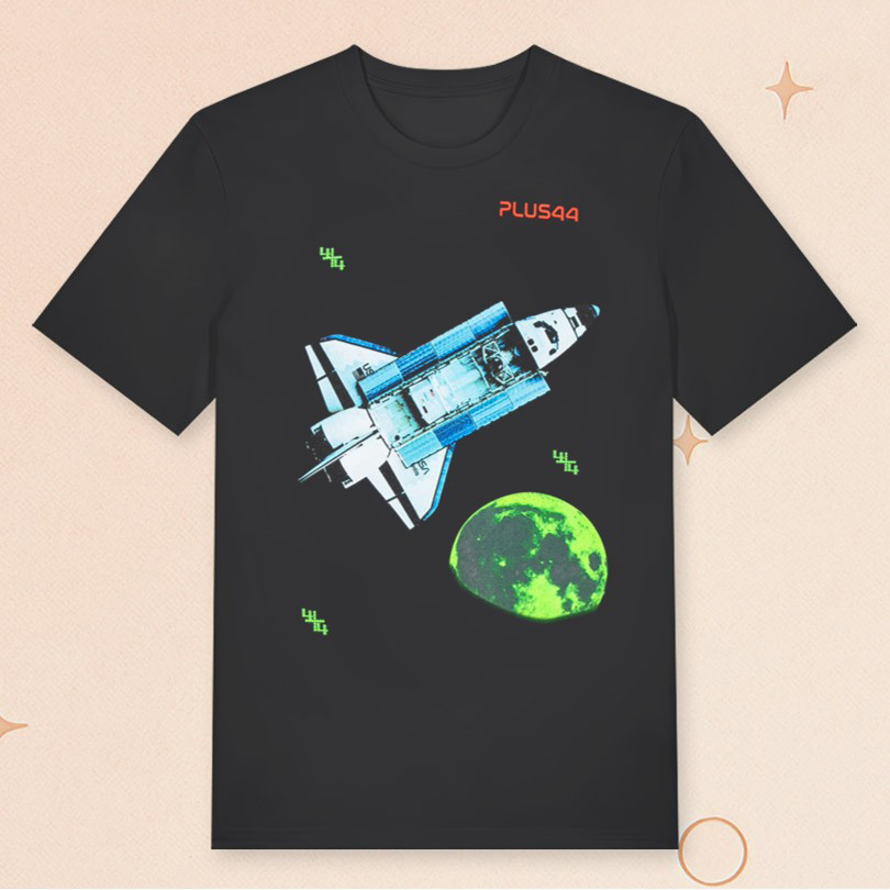 Plus 44 Merch NASA 2025 T-Shirt Unique Birthday Gifts For Boyfriend