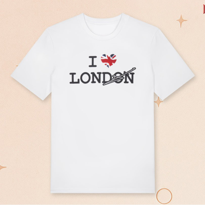 Plus 44 Merch Soldier I Heart London T-Shirt Unique Gifts For Friends