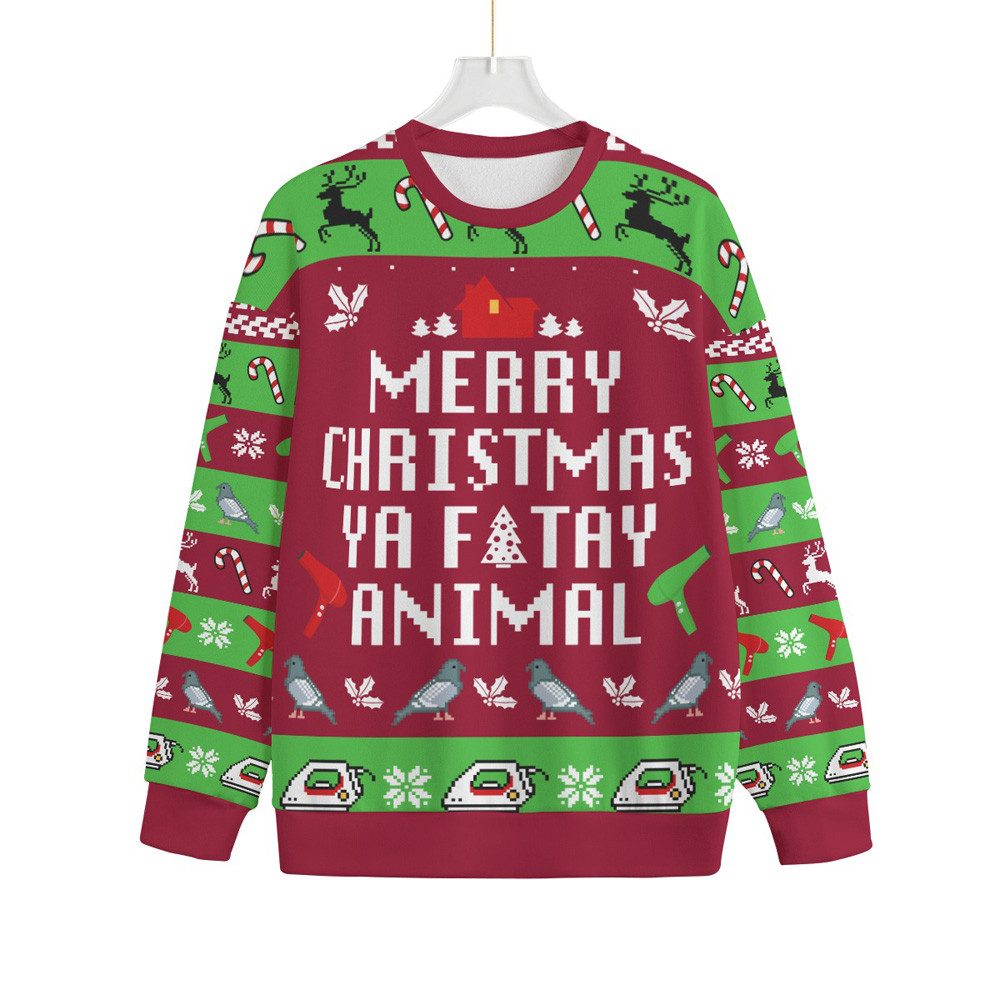 Plus Size Merry Christmas You Filthy Animal Sweater Classic Holiday Sweater for Festive Looks