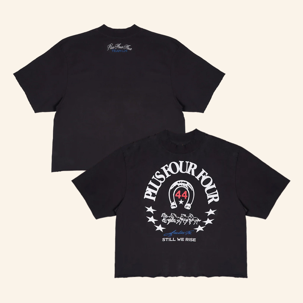 Plus44 Merch High Plains Boxy Black Cropped T-Shirt Christmas Gifts For Her Plus44 Merch High Plains Boxy Black Cropped T-Shirt Christmas Gifts For Her