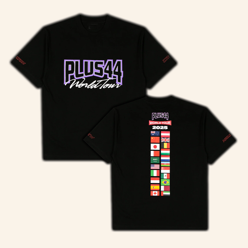 Plus44 Merch Plus44 World Tour 2025 T-Shirt Christmas Gifts For Husband Plus44 Merch Plus44 World Tour 2025 T-Shirt Christmas Gifts For Husband