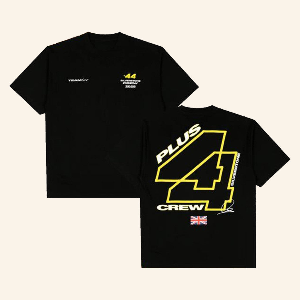 Plus44 World Merch Plus44 Silverstone Crew 2025 T-Shirt Gifts For Dad