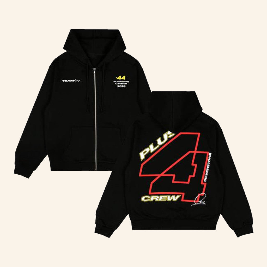 Plus44 World Merch Plus44 Silverstone Crew 2025 Zip Up Hoodie Gifts For Friends Plus44 World Merch Plus44 Silverstone Crew 2025 Zip Up Hoodie Gifts For Friends