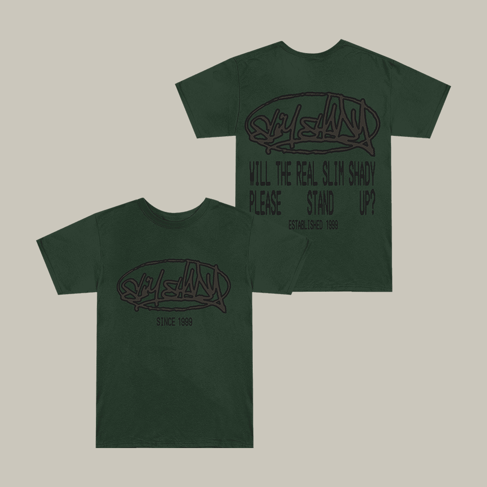 Plz Stand T-Shirt Will the Real Slim Shady Please Stand Up Anniversary Tee Eminem Fan Gift