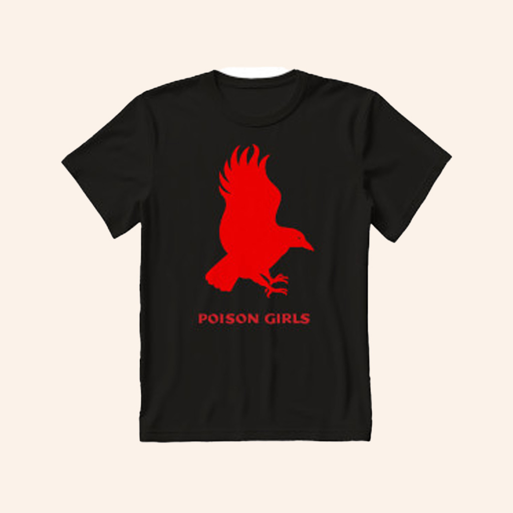 PM Press Merch Poison Girls Red Crow T-Shirt Christmas Gift Ideas For Dad PM Press Merch Poison Girls Red Crow T-Shirt Christmas Gift Ideas For Dad