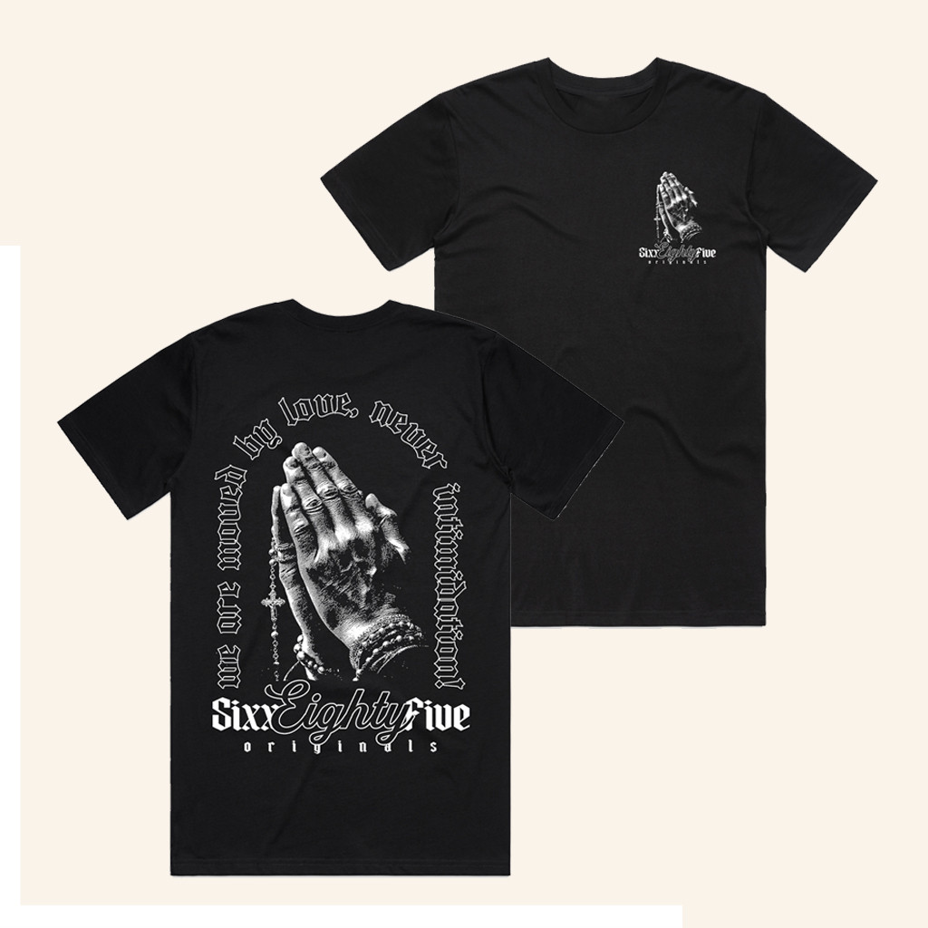 Poetik 685 Merch 685 Prayer Black T-Shirt Birthday Ideas For Boyfriend