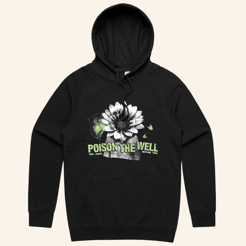 Poison The Well Merch Flower Black Hoodie Best Gifts For Band Fans