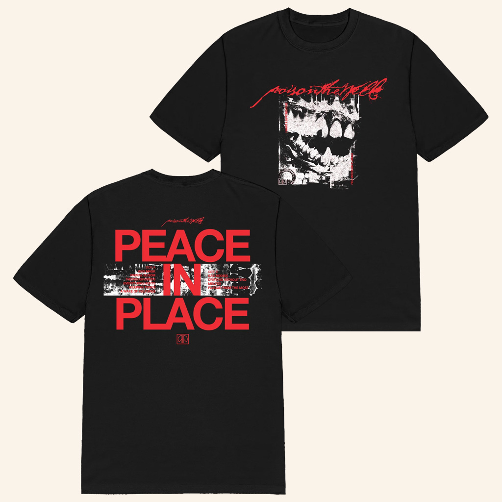Poison The Well Merch Teeth Peace In Place T-Shirt Birthday Gift Ideas For Dad