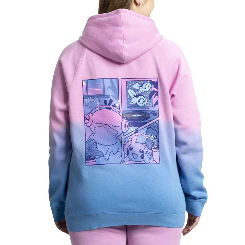 Pokemon Merch Analog Beats Lo Fi Pink And Blue Zip Up Hoodie Gifts For Besties Pokemon Merch Analog Beats Lo Fi Pink And Blue Zip Up Hoodie Gifts For Besties