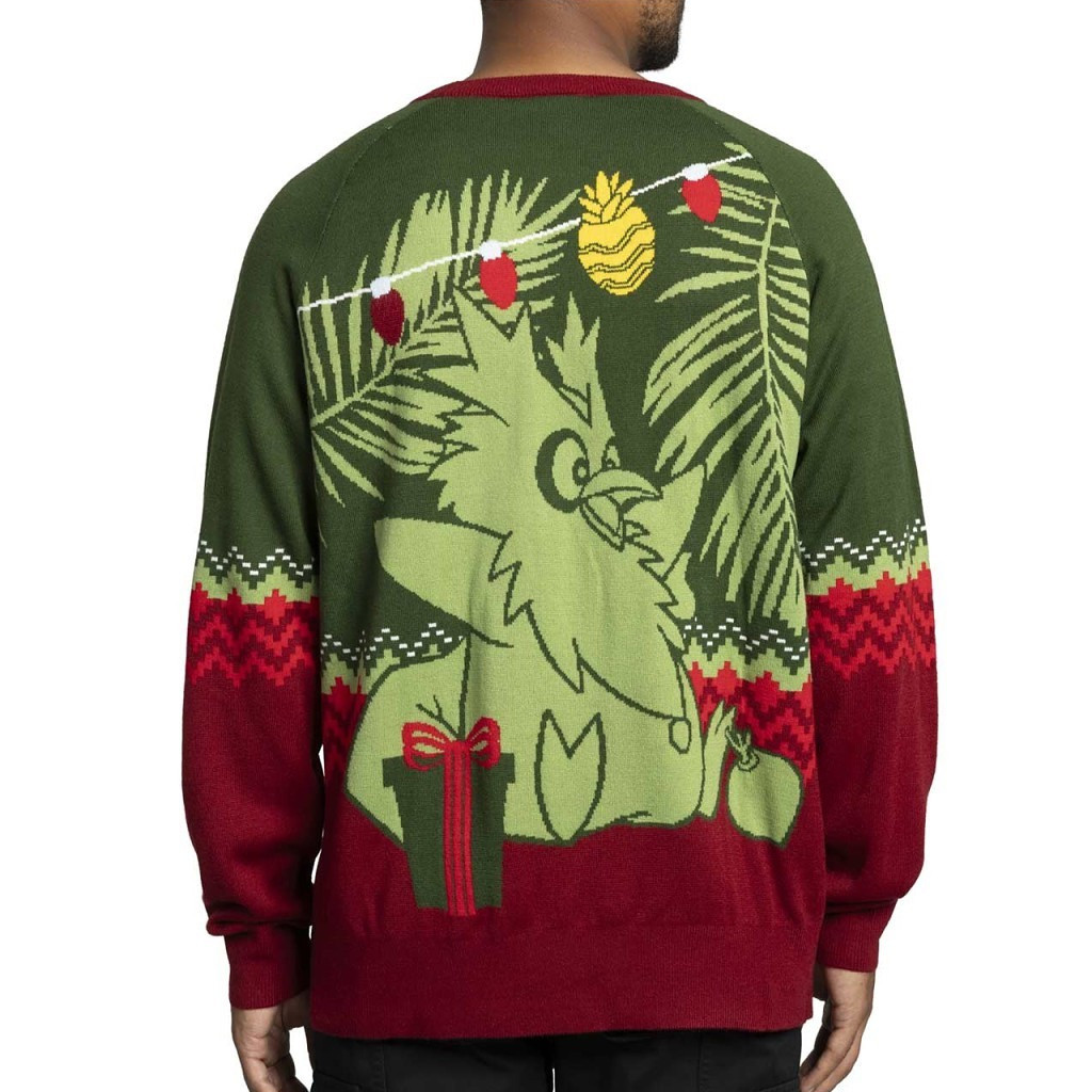 Pokemon Merch Delibird Pokemon Holiday Red And Green Sweater Christmas Gifts For Friends
