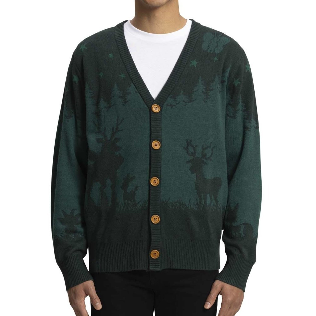 Pokemon Merch Forest Friends Cardigan Christmas Presents For Friends