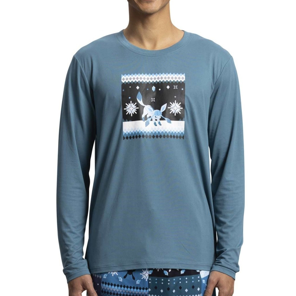 Pokemon Merch Glaceon Long Sleeve T-Shirt Christmas Presents For Him