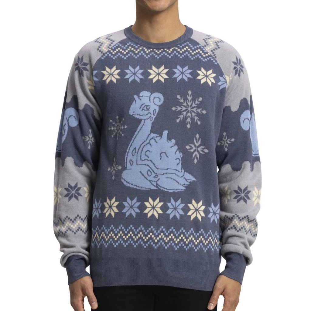Pokemon Merch Lapras Winter Sweater Christmas Ideas For Boyfriend