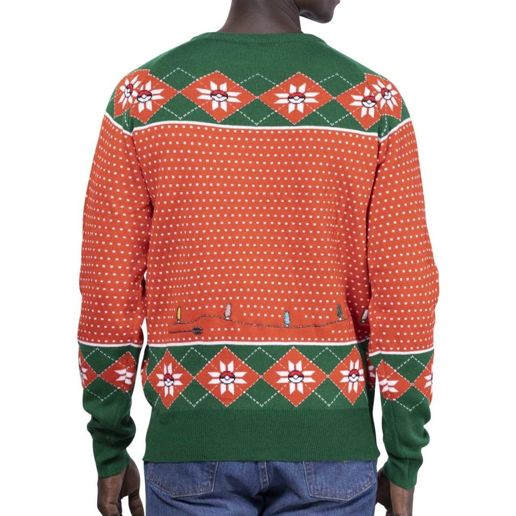 Pokemon Merch Pikachu Holiday Lights Sweater Christmas Present For Husband Pokemon Merch Pikachu Holiday Lights Sweater Christmas Present For Husband