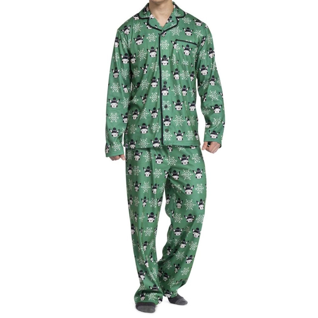 Pokemon Merch Pikachu Snowflakes Pajama Set Christmas Present Ideas For Him