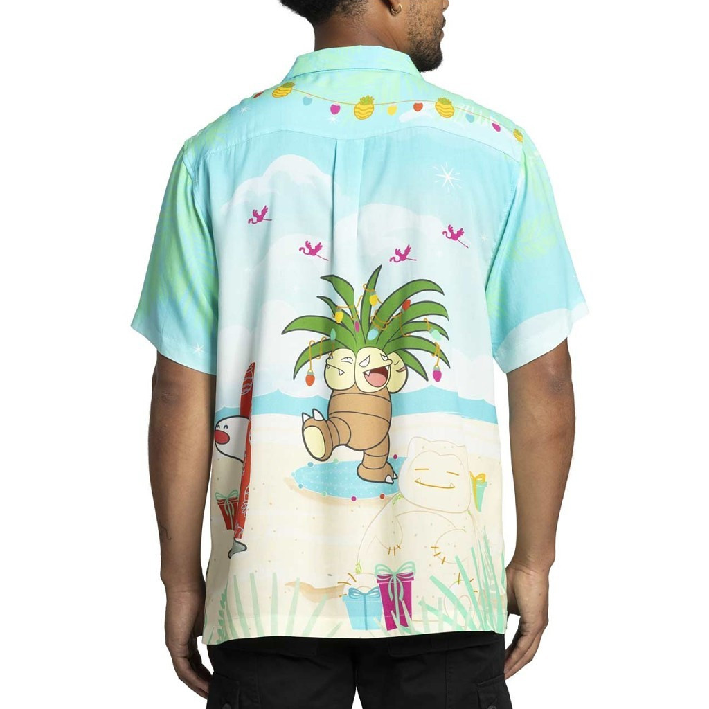 Pokemon Merch Pokemon Holiday Blue Hawaiian Shirt Christmas Gifts For Brother Pokemon Merch Pokemon Holiday Blue Hawaiian Shirt Christmas Gifts For Brother