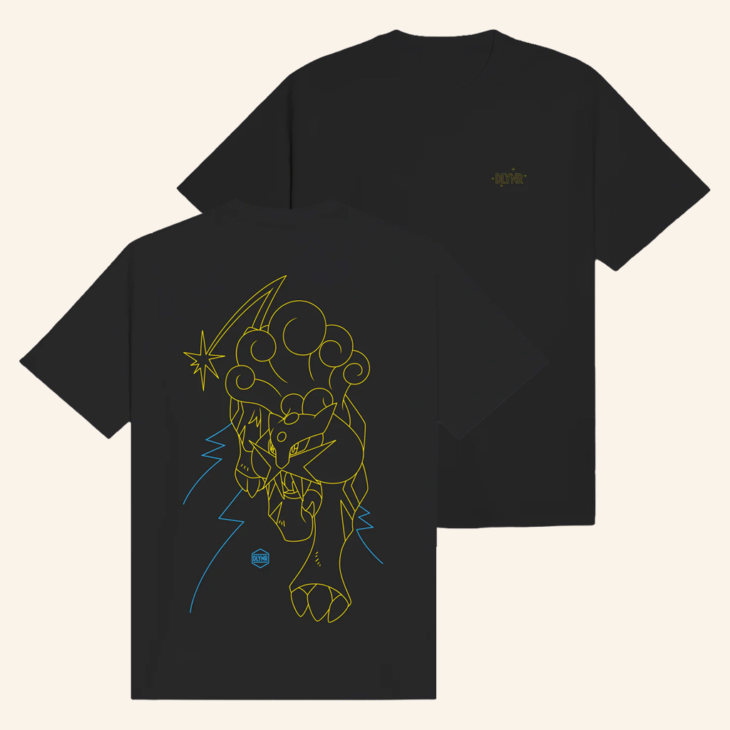 Pokemon Merch Pokemon X Dolly Noire Raikou T-Shirt Present For Pokemon Lovers