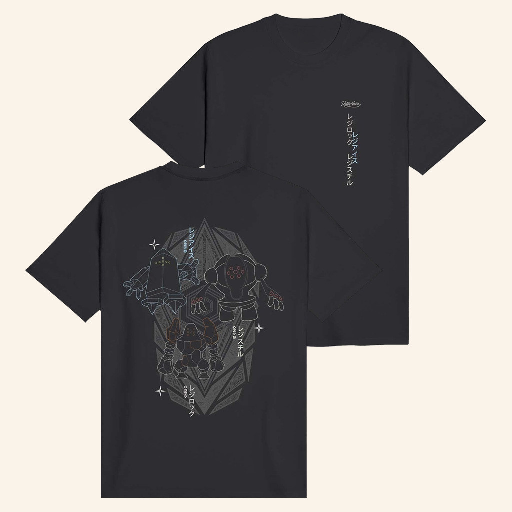 Pokemon Merch Pokemon x Dolly Noire Regirock Regice And Registeel T-Shirt Him Gifts Pokemon Merch Pokemon x Dolly Noire Regirock Regice And Registeel T-Shirt Him Gifts