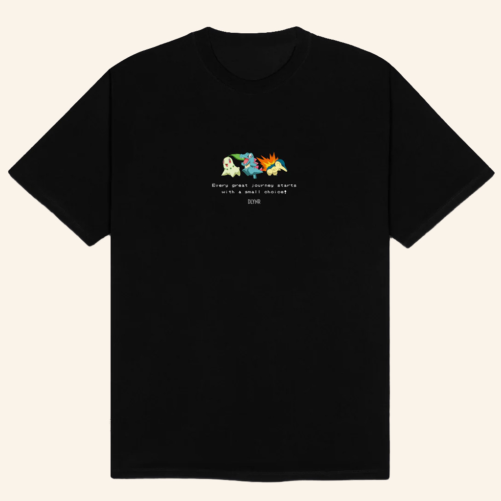 Pokemon Merch Pokemon X Dolly Noire Starters Black T-Shirt Gifts Ideas For Besties Pokemon Merch Pokemon X Dolly Noire Starters Black T-Shirt Gifts Ideas For Besties