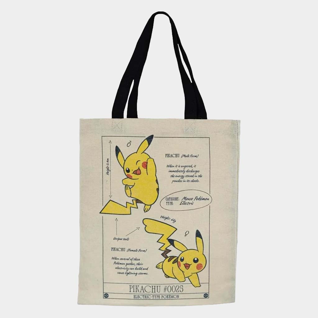 Pokemon X Natural History Museum Merch Pokemon Natural History Museum 2026 Tote Bag BFF Gifts