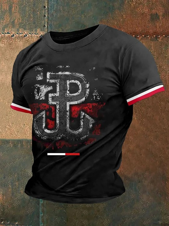 Poland PW Resistance Eagle Symbol T-Shirt Polish Fighting Spirit Heritage Patriot Gift For Poland Fans