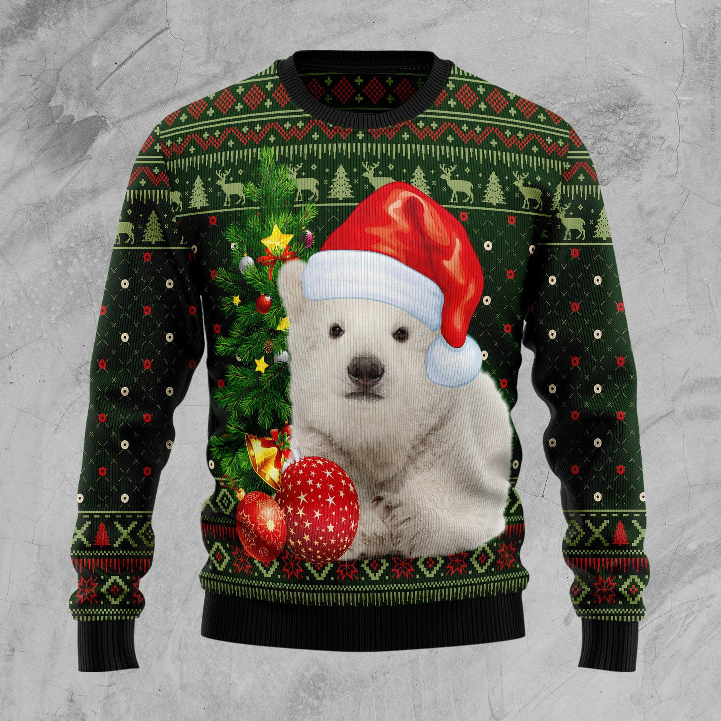 Polar Bear Cute Christmas Ugly Christmas Sweater Animal Clothing Christmas Sweater Gifts