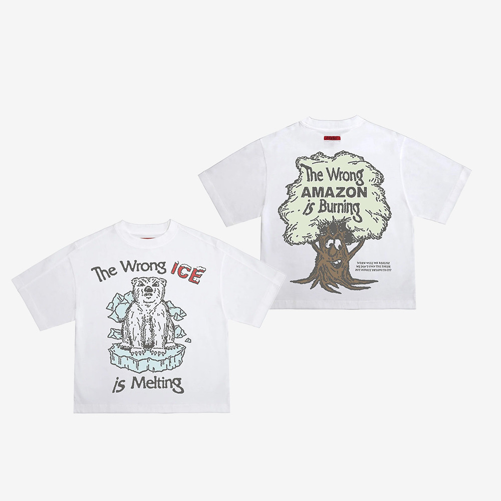 Polar Bear The Wrong ICE Is Melting Crop Top Abolish ICE Merchandise Unique Gift For Wife