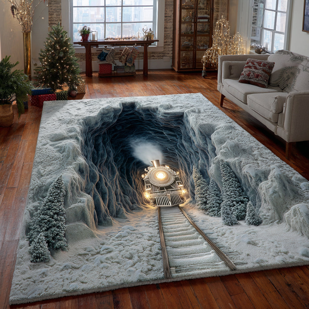 Polar Hollow Area Rug Christmas Decor Christmas Gifts For Employees