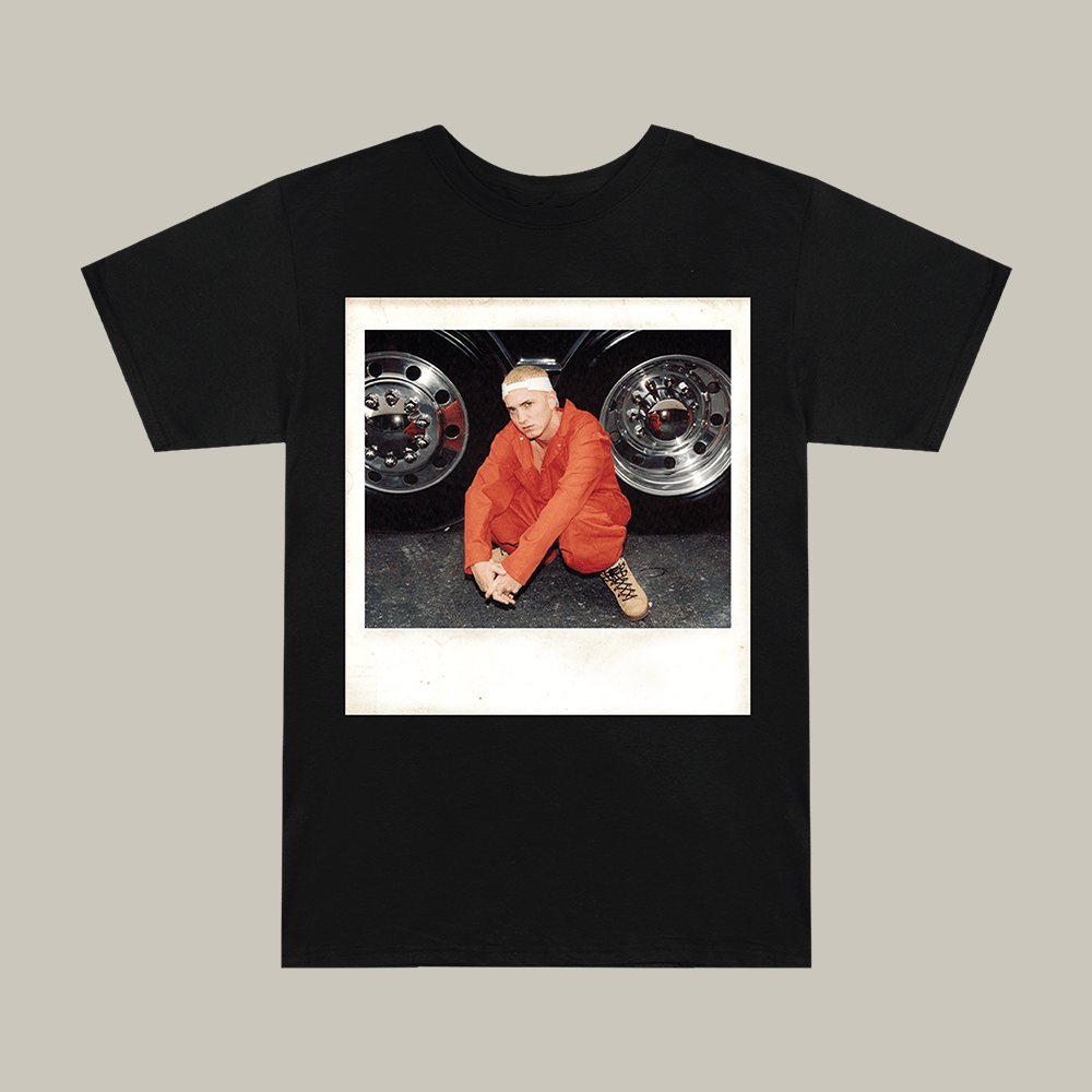 Polaroid Eminem T-Shirt The Slim Shady LP Album Tee Eminem Fan Gift