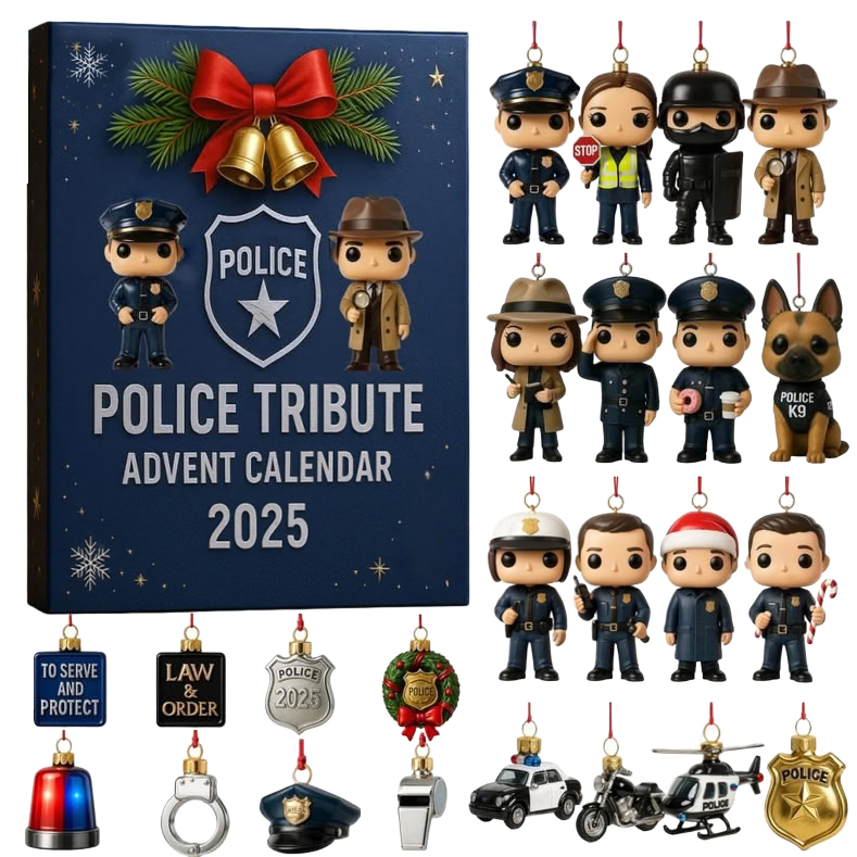 Police Tribute Advent Calendar 2025 Cool Advent Calendar Christmas Gifts For Policers
