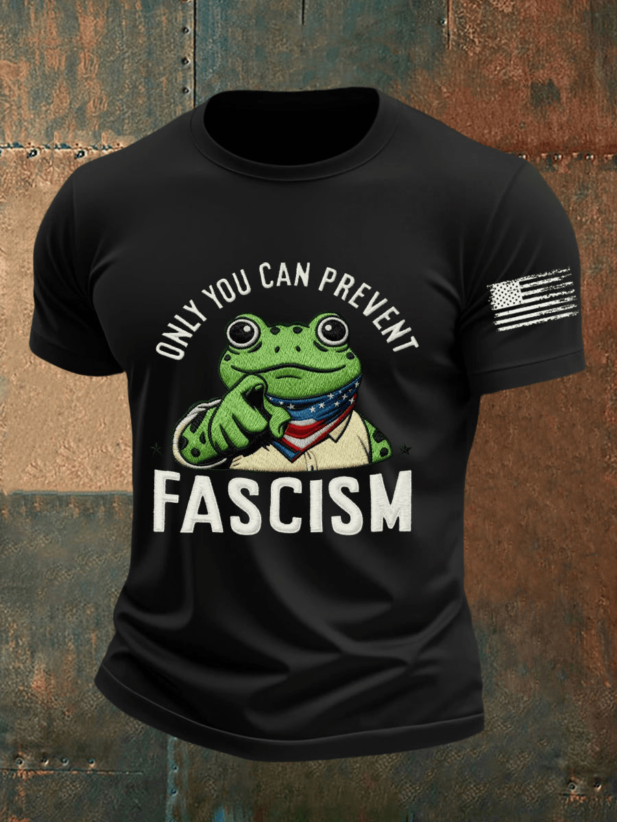 Polish Frog Shirt Only You Can Prevent Fascism Printed T-shirt FDT Apparel gift for Dad