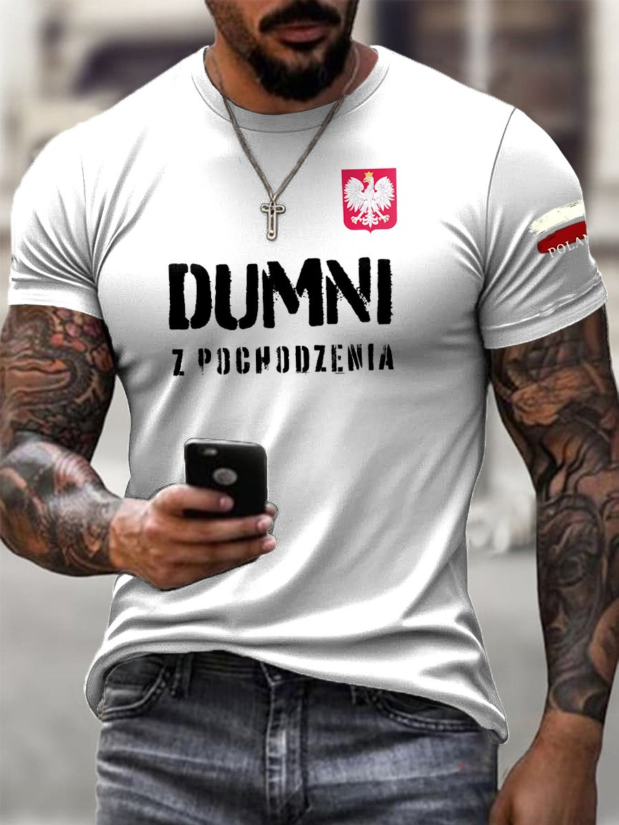Polish Pride Dumni Z Pochodzenia T-Shirt Poland Eagle Heritage Patriotic Clothing Gift For Family