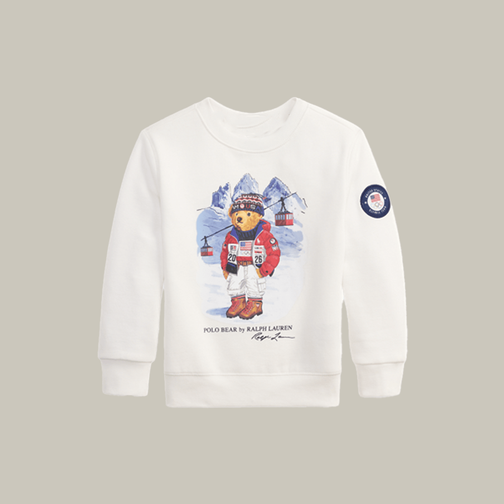 Polo Bear Team USA 2026 Sweatshirt Milano Cortina 2026 Olympic Clothing Line Fan Merch