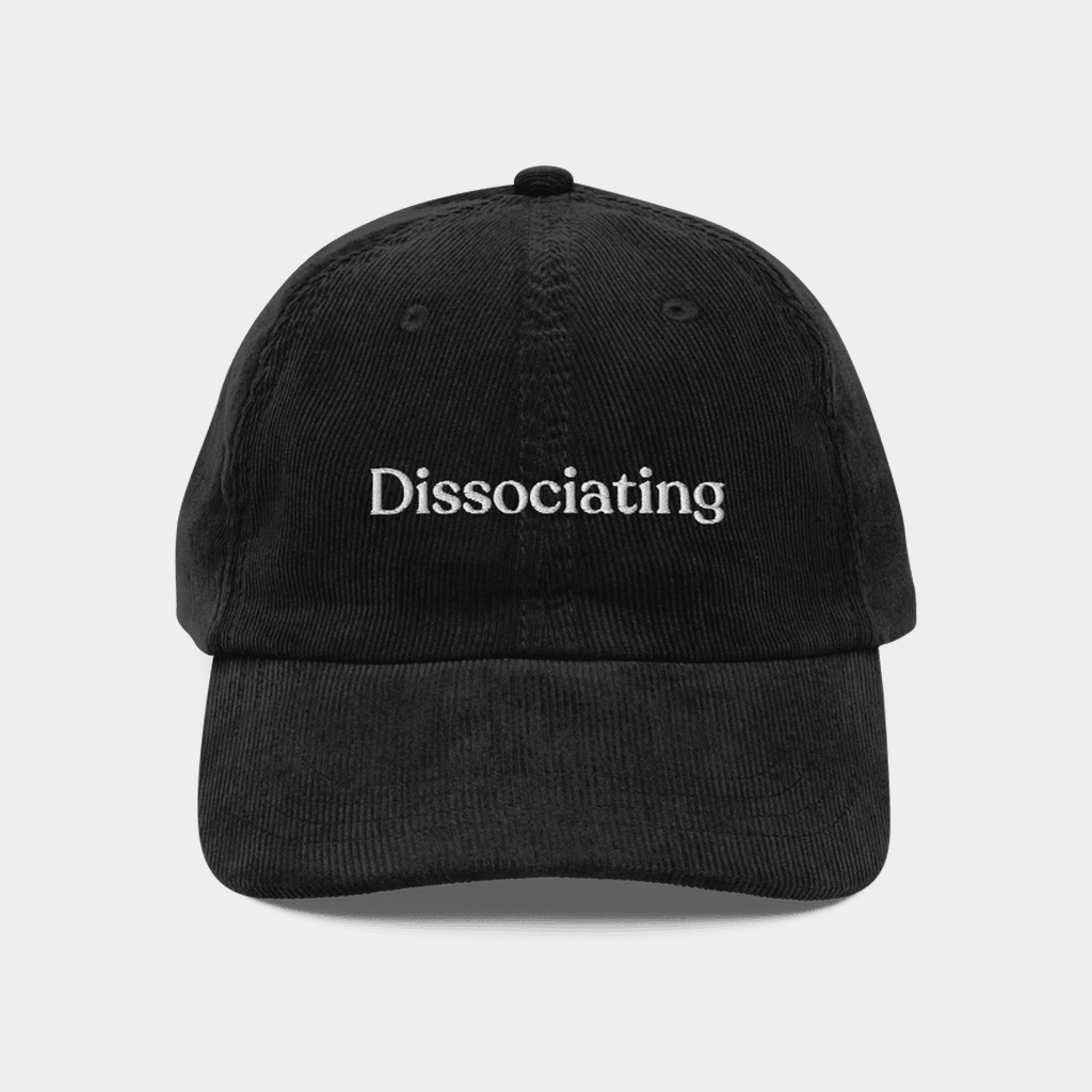Polychrome Goods Merch Dissociating Embroidered Hat Funny Gifts For Friends