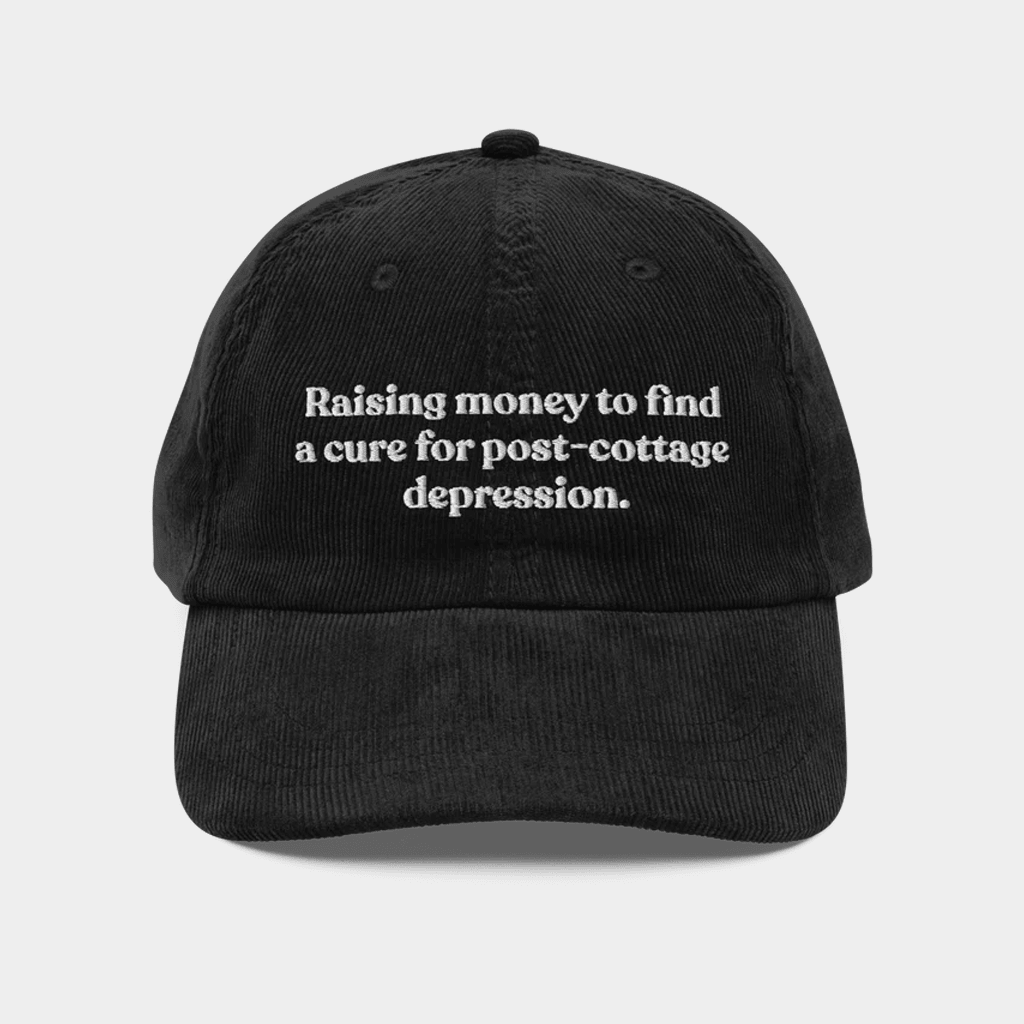 Polychrome Goods Merch Raising Money To Find A Cure For Post Cottage Depression Hat Embroidered Polychrome Goods Merch Raising Money To Find A Cure For Post Cottage Depression Hat Embroidered
