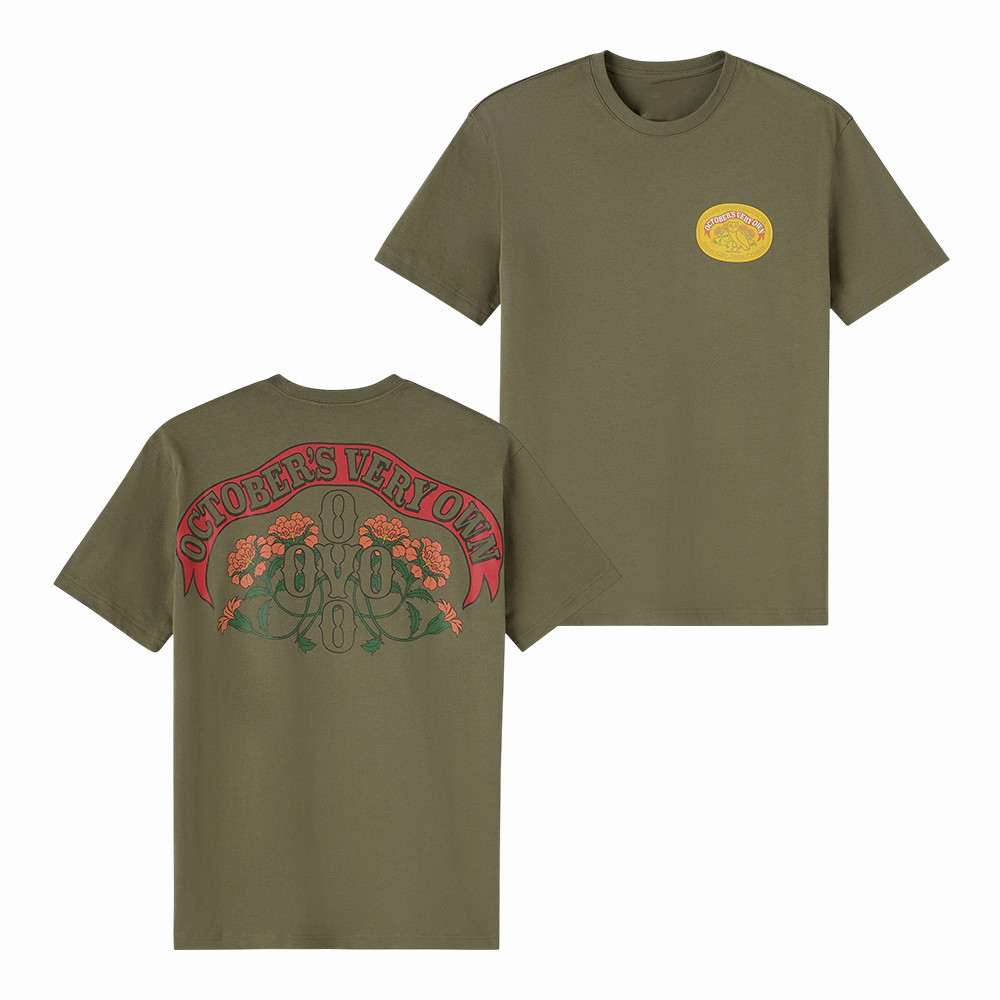 Pom Pom Banner OVO T-Shirt October's Very Own Streetear Apparel Birthday Gift For Friends