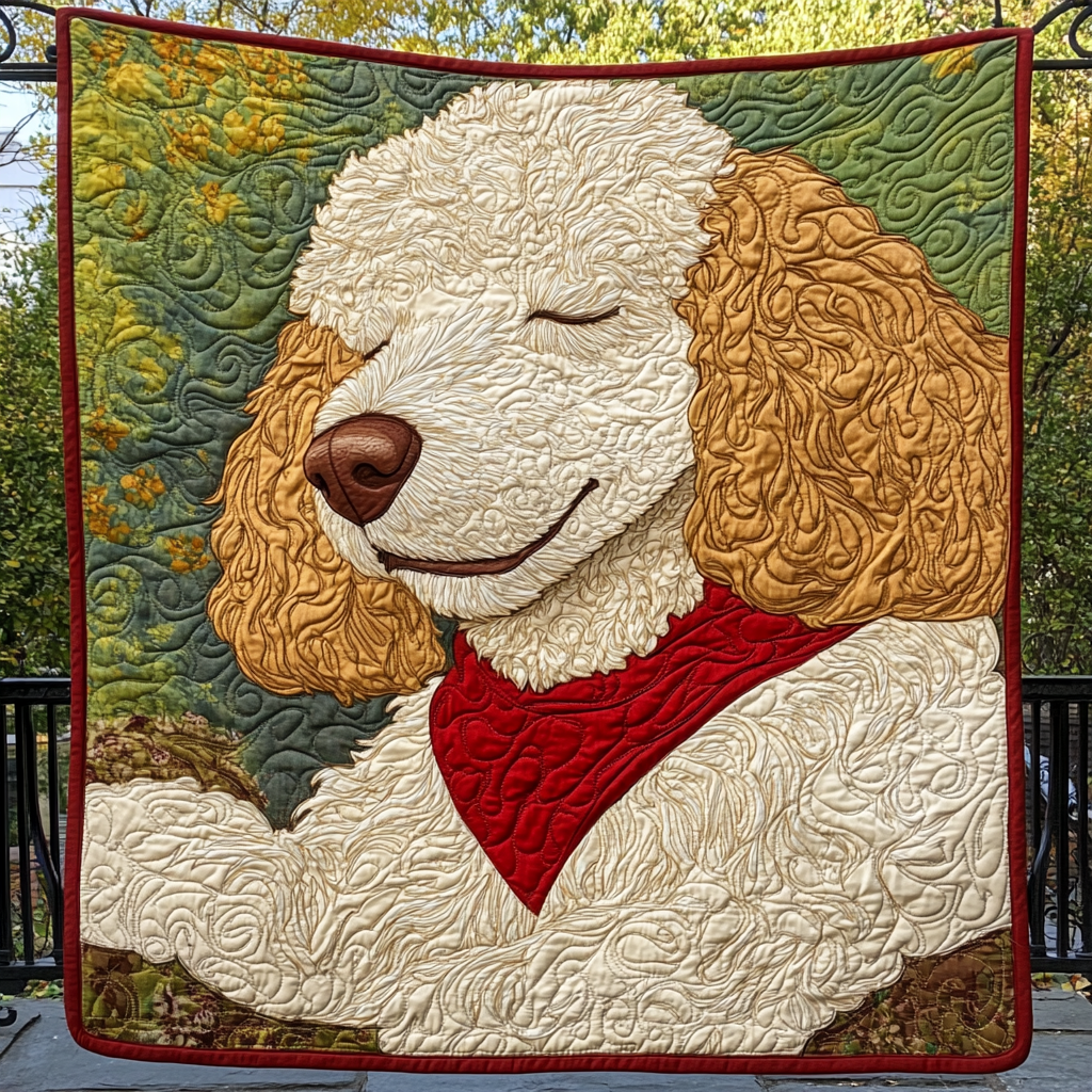 Poodle Perfection Quilted Blanket Gifts For New Dog Owners