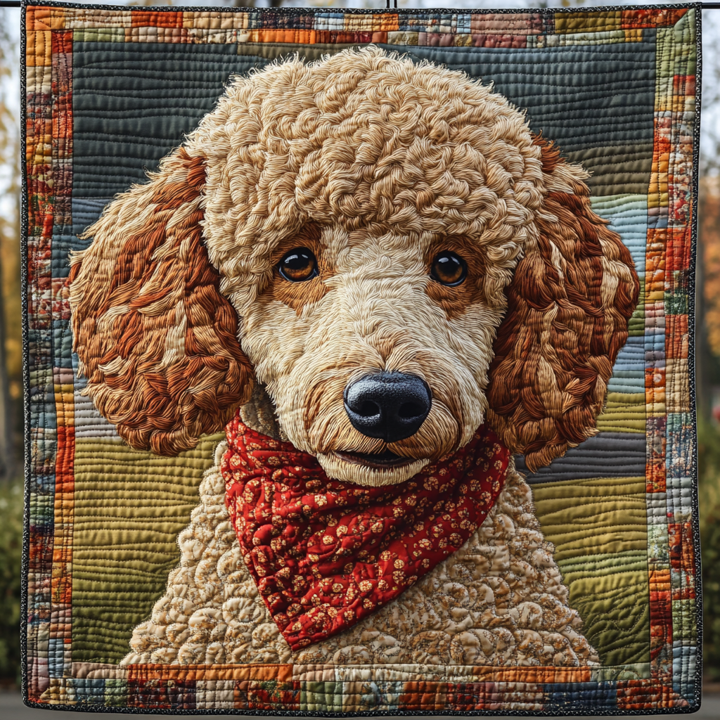Poodle Pizzazz Quilted Blanket Best Christmas Gifts For Dog Lovers