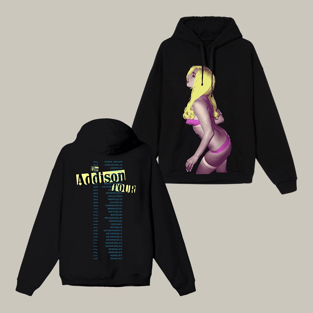 Pop Art Addison Rae Hoodie The Addison Tour Apparel Music Lover Gift For Mother's Day