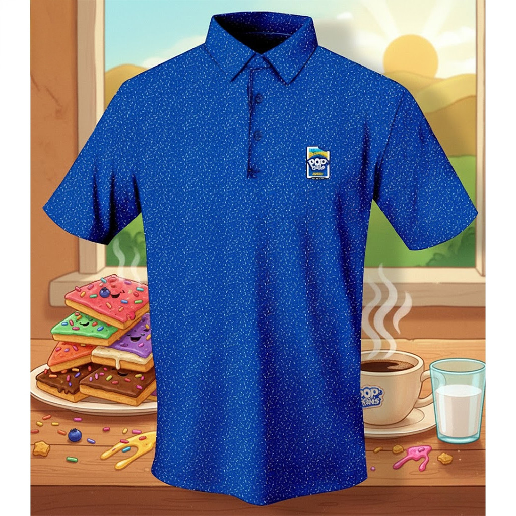 Pop Tarts Bowl 2025 Blue Polo Shirt Game Day Apparel Football Fan Gifts