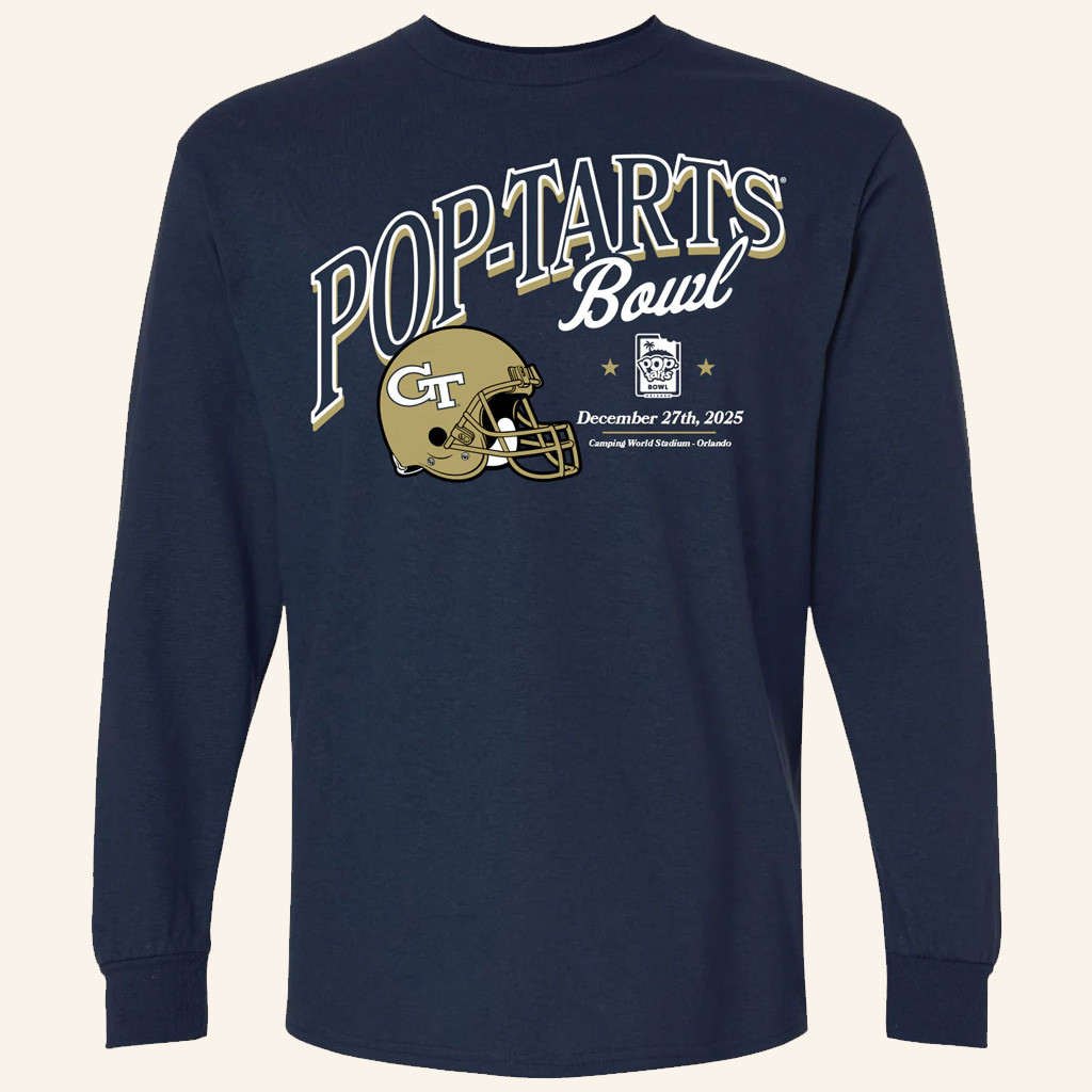 Pop Tarts Bowl Merch Georgia Tech Long Sleeve Shirt Best Gift For Football Lovers Pop Tarts Bowl Merch Georgia Tech Long Sleeve Shirt Best Gift For Football Lovers