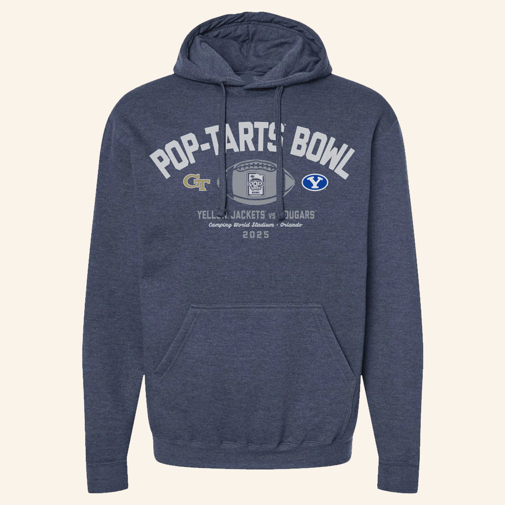 Pop Tarts Bowl Merch Yellow Jackets Vs Cougars Hoodie Unique Gifts For Football Fans
