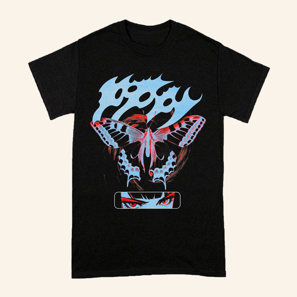 Poppy Merch Butterfly T-Shirt Christmas Gifts For Her Poppy Merch Butterfly T-Shirt Christmas Gifts For Her