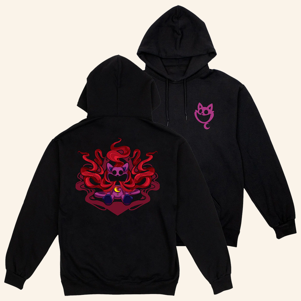 Poppy Playtime Merch CatNap Sleeping Gas Hoodie Gifts Ideas For Husband