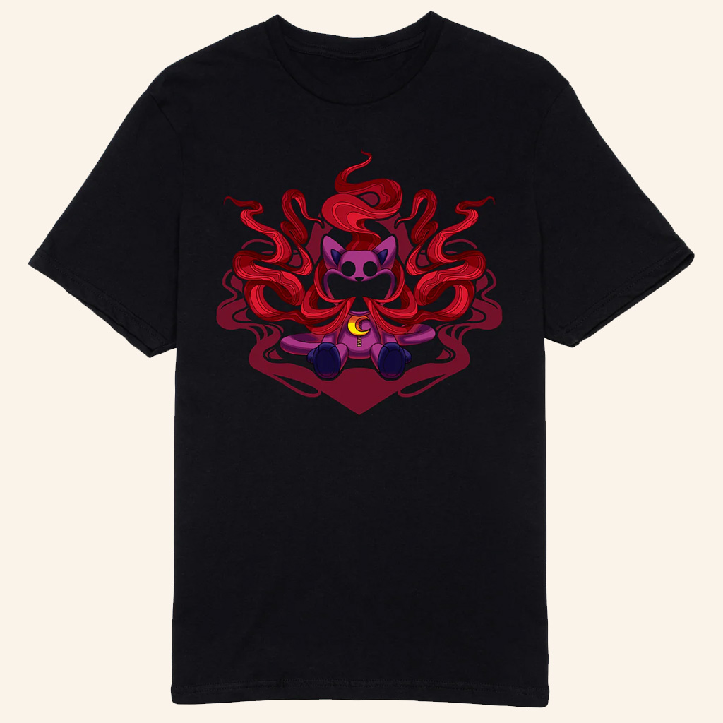 Poppy Playtime Merch CatNap Sleeping Gas T-Shirt Best Birthday Gift For Him Poppy Playtime Merch CatNap Sleeping Gas T-Shirt Best Birthday Gift For Him