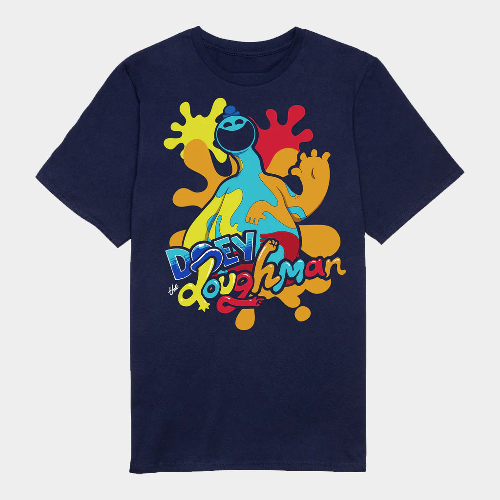 Poppy Playtime Merch Doey The Doughman Navy T-Shirt Birthday Gift Ideas For Him-1 Poppy Playtime Merch Doey The Doughman Navy T-Shirt Birthday Gift Ideas For Him-1