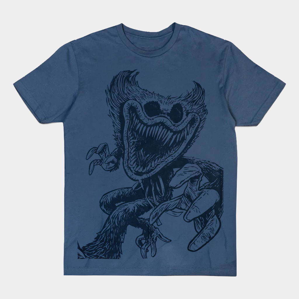 Poppy Playtime Merch Nightmare Huggy Wuggy T-Shirt Good Gifts For Dudes