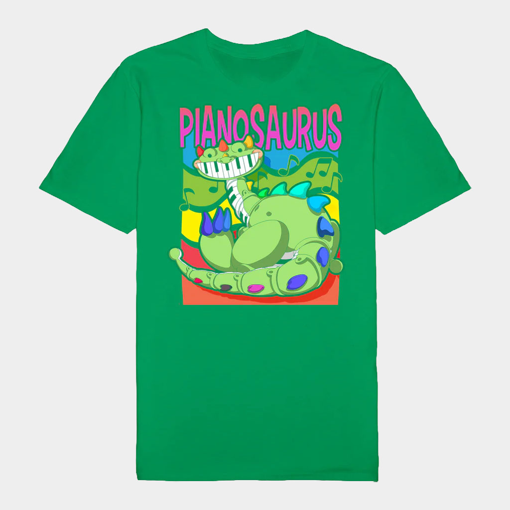 Poppy Playtime Merch Pianosaurus Green T-Shirt Birthday Gift Ideas For Sister