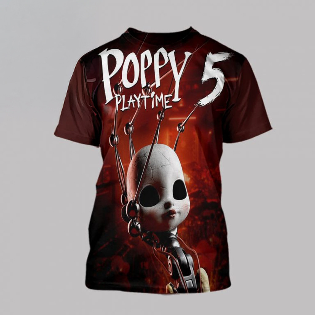 Poppy Playtime Merch Poppy Playtime 5 T-Shirt Gifts For Game Lovers
